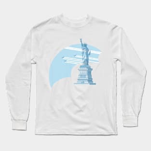 Liberty Tshirt Sky Blue Long Sleeve T-Shirt